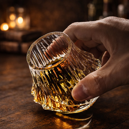 The "Earned Pour" Oak & Ember Edo Whiskey Glass